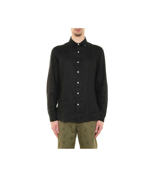 Camicia Lino - Nero