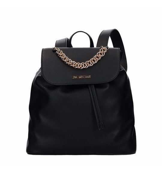 Zaino Natural Grain Pu - Nero Gal.Oro