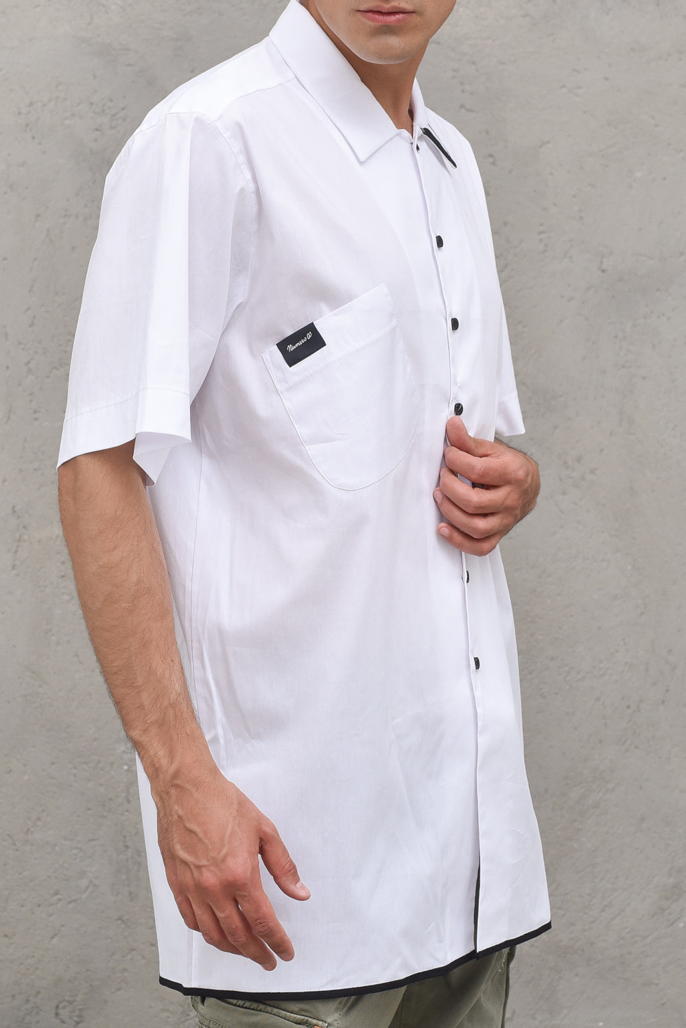 Over Pop Shirt - White — 3