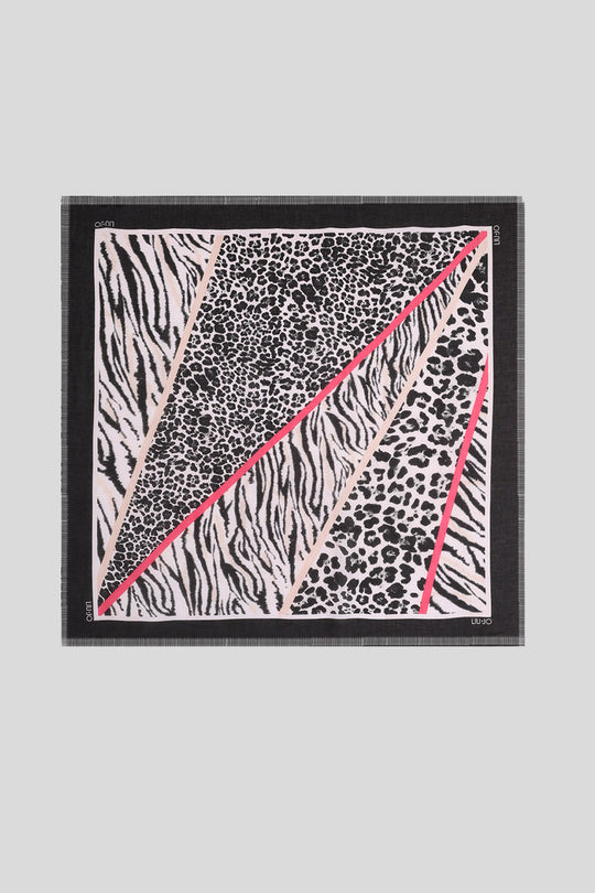 Ecs Foulard Mix Print - Nero