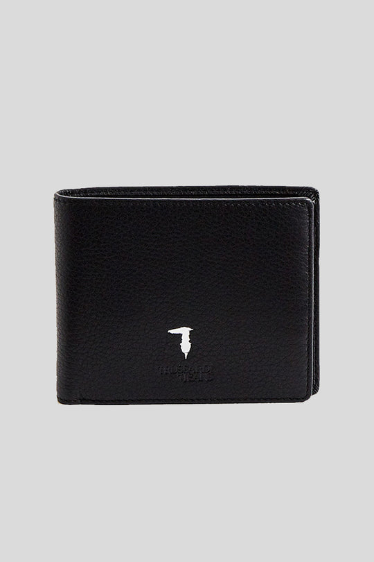 Wallet Credit Card Coin Pocket Tumbled - Black