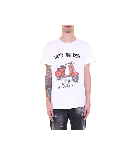 T-Shirt M/M Vespa Enjoy - Colore Unico