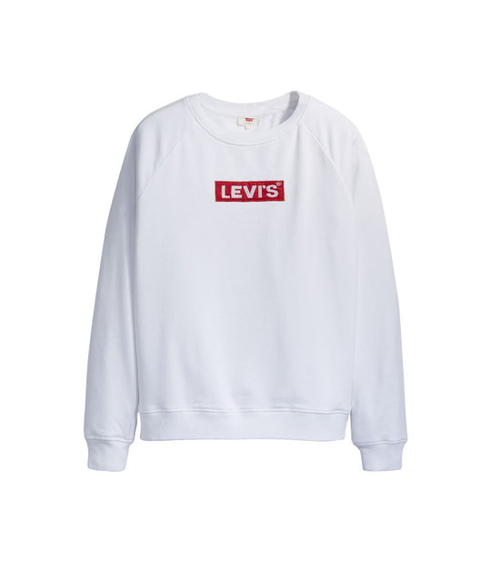 Graphic Crew Sweatshirt - White