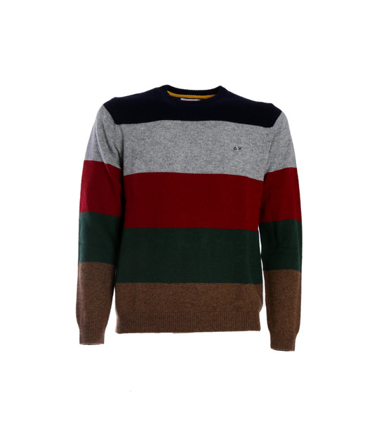 Round Stripes - Navy Blue/Grigio Chiaro