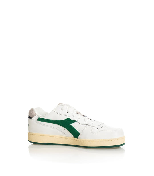 Mi Basket Low Used - White/Verdant Green
