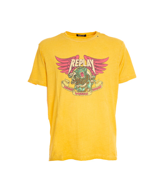 T-shirt Stampa Old School