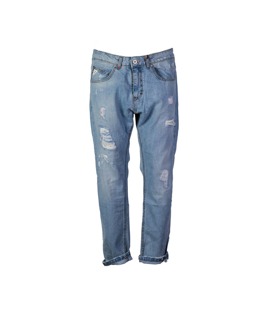 Jeans Uomo Colore Unico