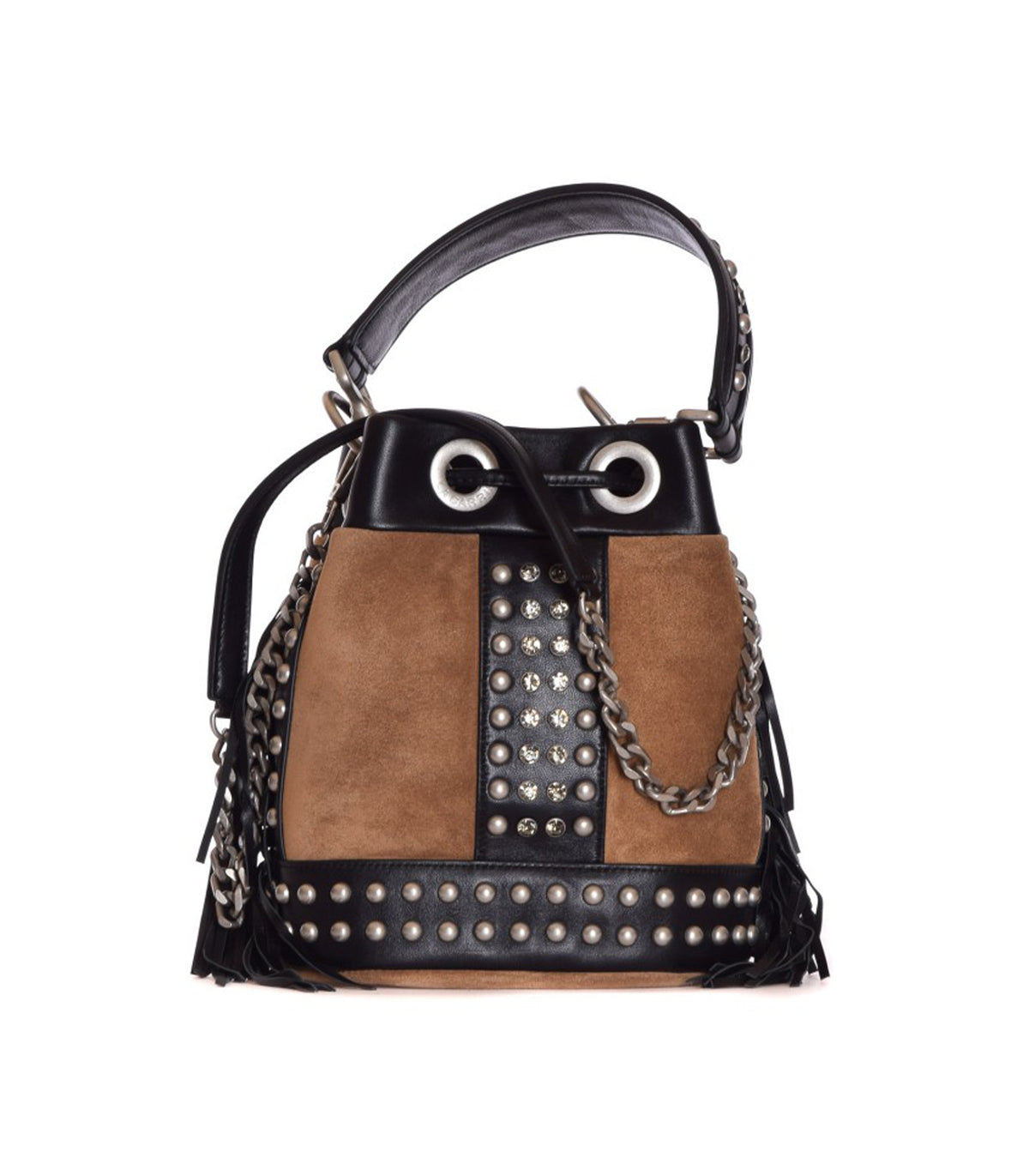 Bella Bucket Suede + Leather - Taupe — 3