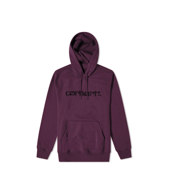 Hooded Carhartt Sweat - Boysenberry/Black