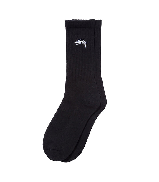 Small Stock Crew Socks - Black