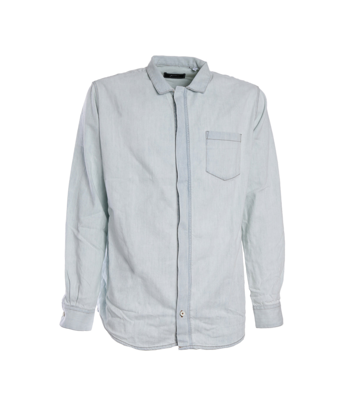 Camicia in denim Pablo con zip - Bleach — 1
