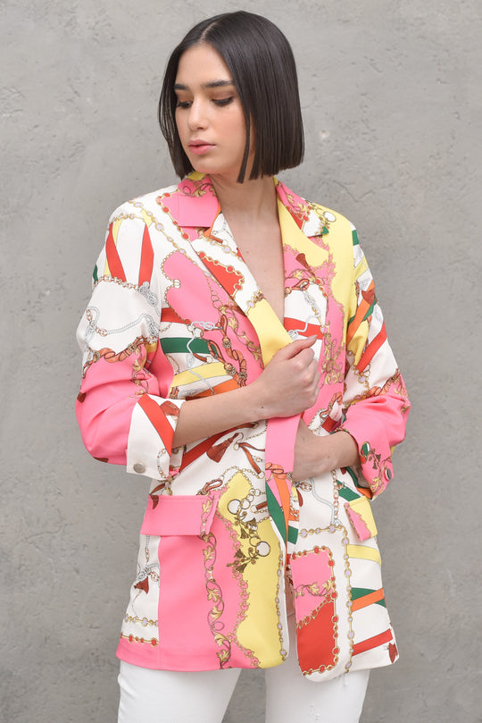 Giacca Fantasia - Fuxia