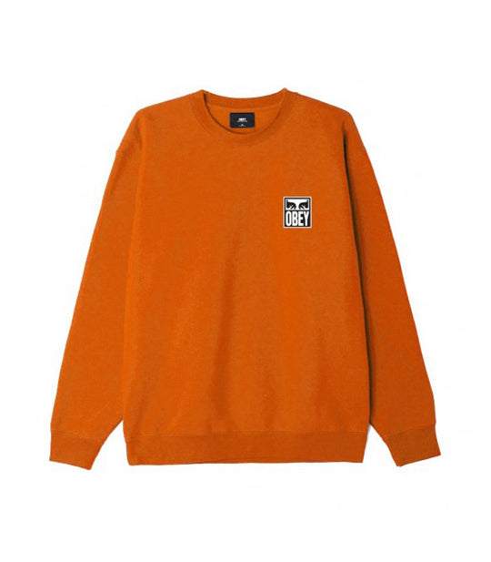 Obey Eyes Icon 2 Premium Crew Fleece - Pumpkin Spice