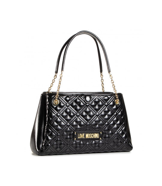 Borsa Quilted Nappa Pu - Nero