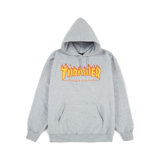 Thrasher Flame Hood - Grey