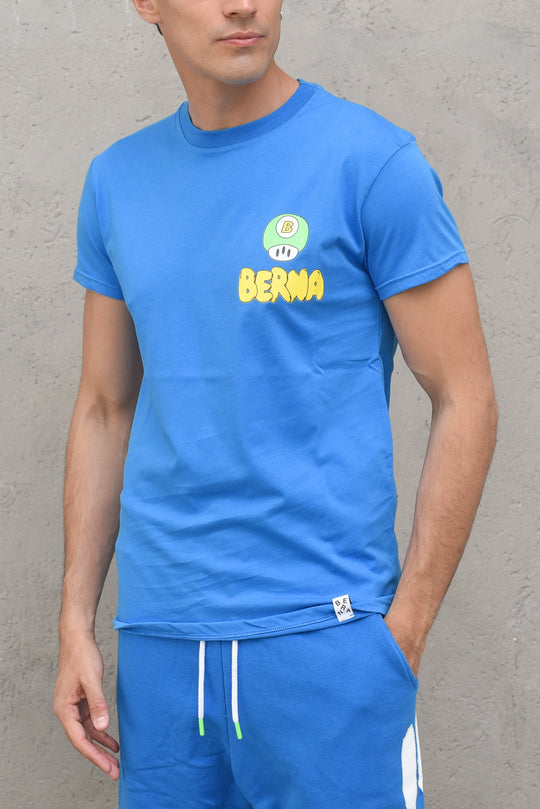T-shirt Stampa - Bluette