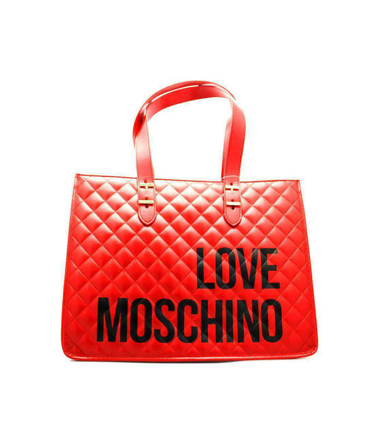 Borsa Quilted Nappa Pu - Rosso