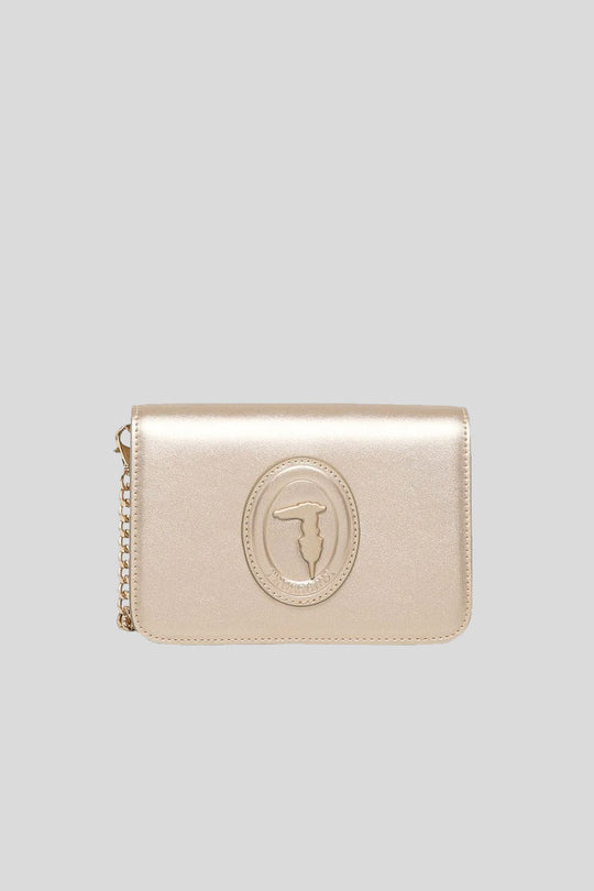 Pre Blossom Clutch 1 Gusset Iridescent Pu - Light Gold