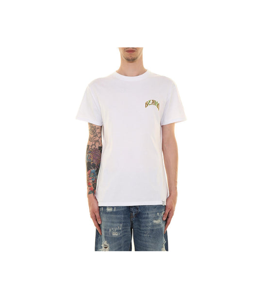 T-shirt Stampa Cobra - Bianco