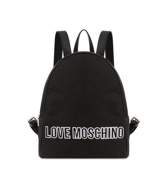 Borsa Canvas + Pu Mix - Nero