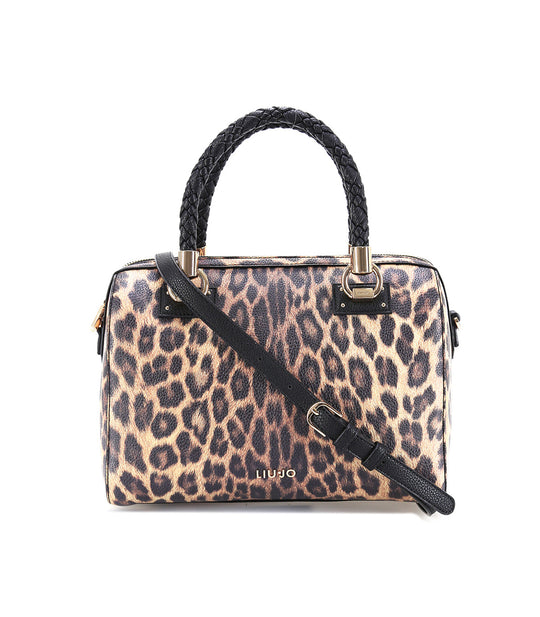 M Satchel - Leopardo Marrone