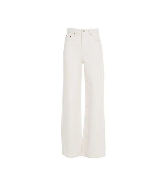 Ribcage Wide Leg - White