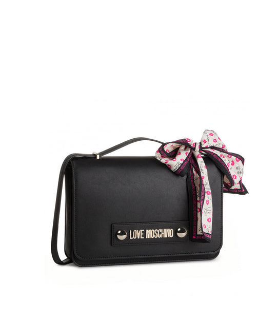 Borsa Natural Grain Pu - Nero