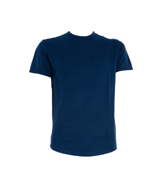 T-shirt Round Solid - Blue