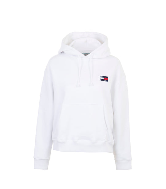 Tjw Tommy Badge Hoodie - Classic White