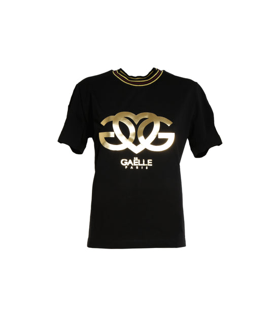 T-Shirt Jersey G/C M/M + Stampa - Nero