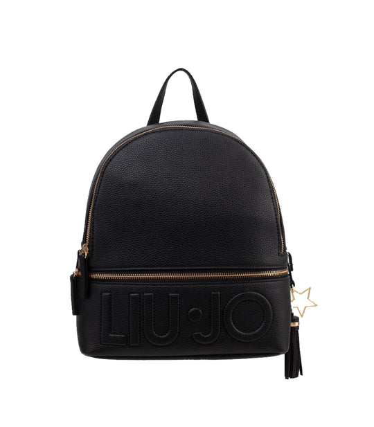 M Backpack Liu Jo Logo - Nero