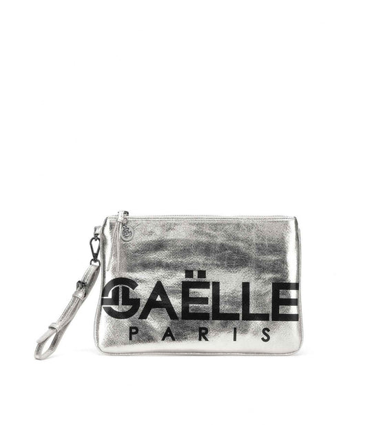 Pochette Con Logo - Argento