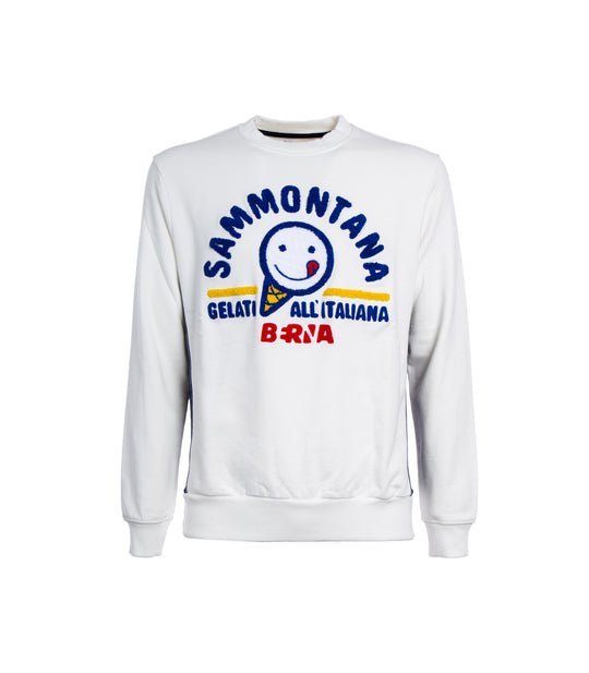 Felpa Gc Costina Sammontana - Panna