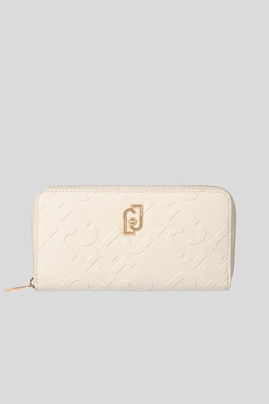 Xl Zip Around - Alabaster