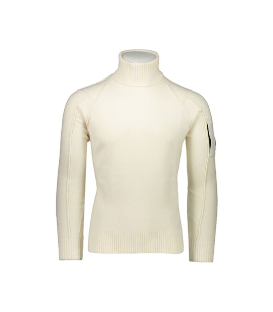 Turtle Neck - Gauze White