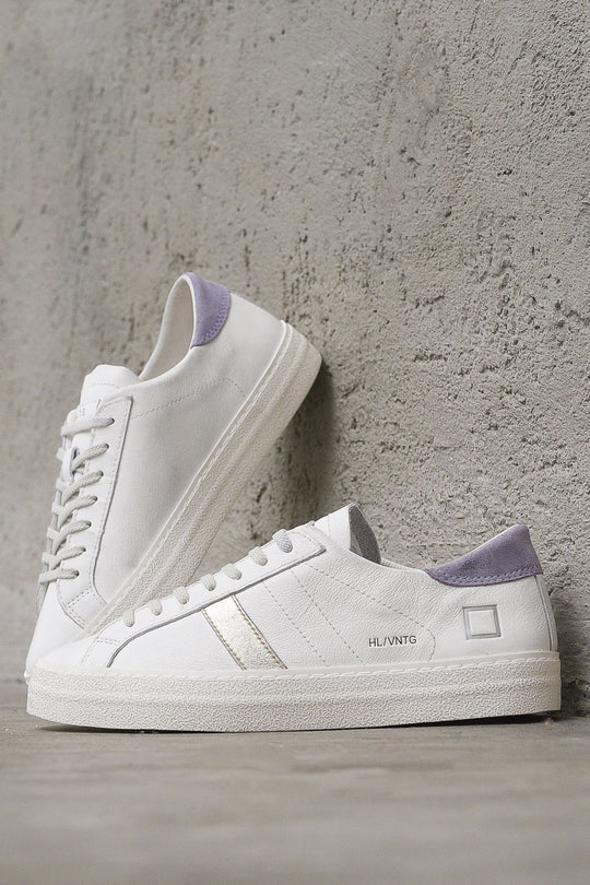 Hill Low Vintage Calf - White/Lavande