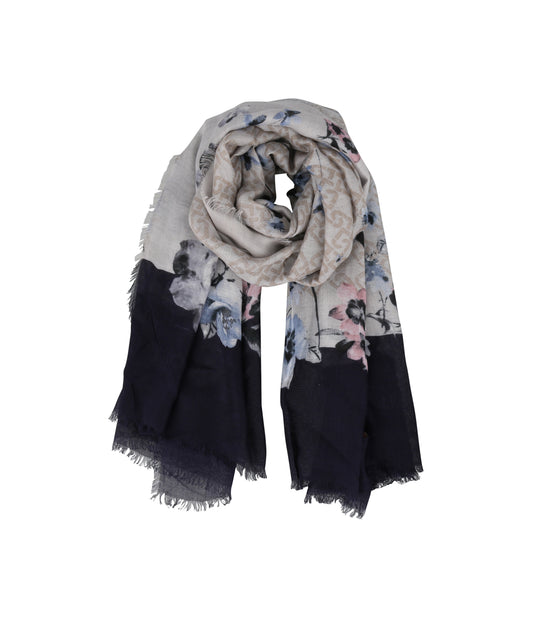 Stola 70x180 Flower Logo - Midnight