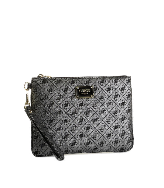 G Lurex Flat Top Zip - Black