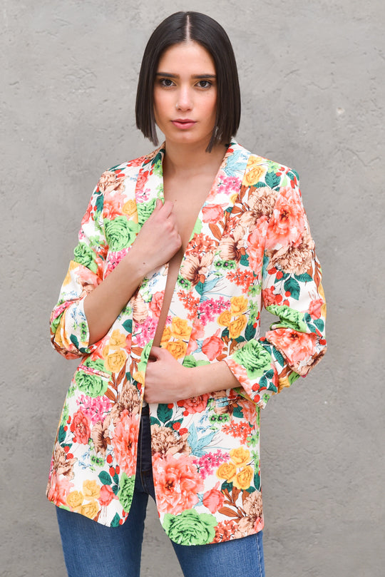 Giacca Fantasia Fiore