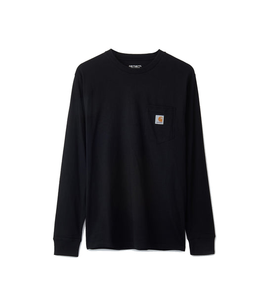 L/S Pocket T-Shirt - Black
