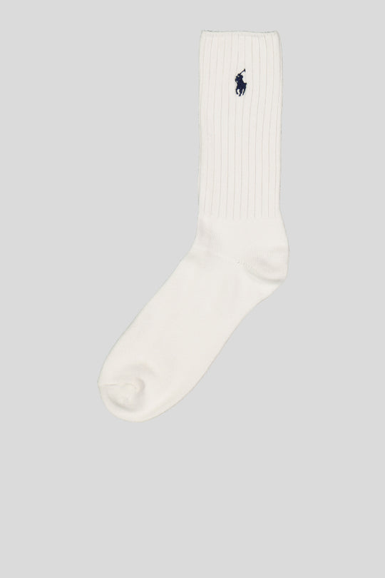 Classic Cre Single Sock - White