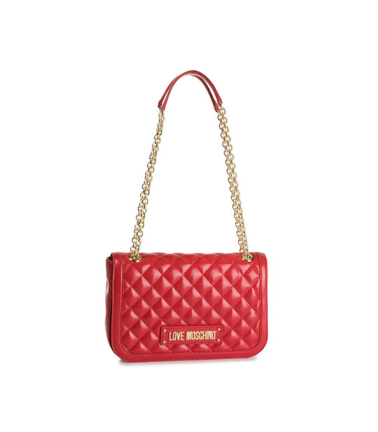 Borsa Quilted Nappa Pu - Rosso