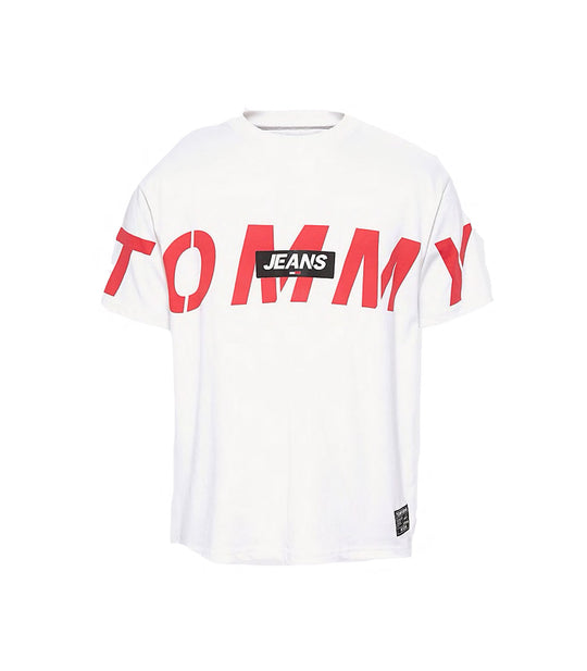 Tjm Bold Tommy Logo - White