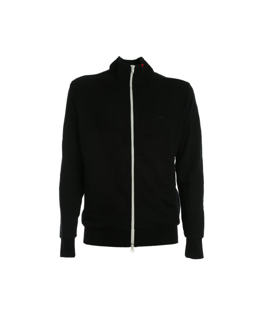 Full Zip Cotton Fl - Nero
