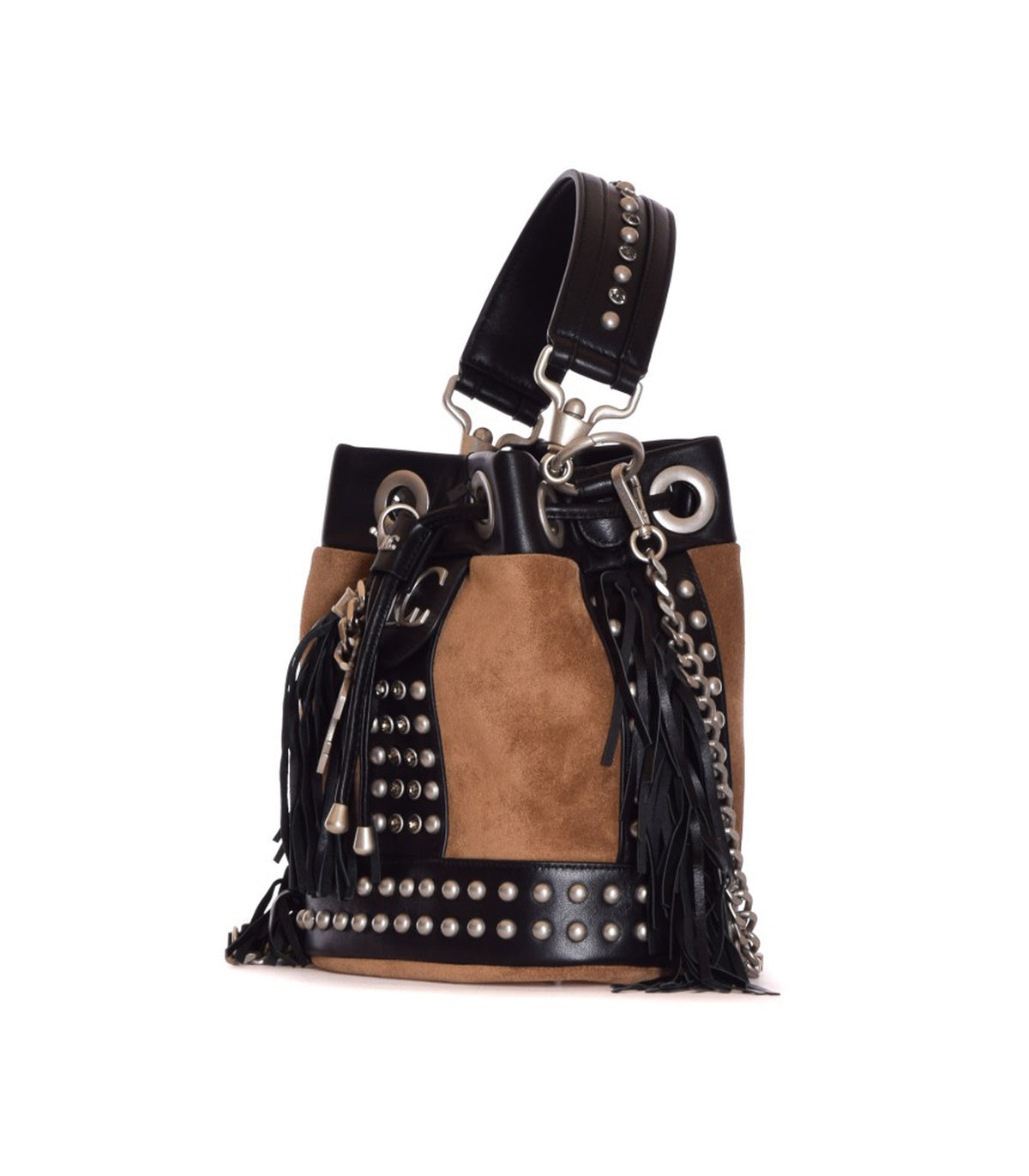 Bella Bucket Suede + Leather - Taupe — 2