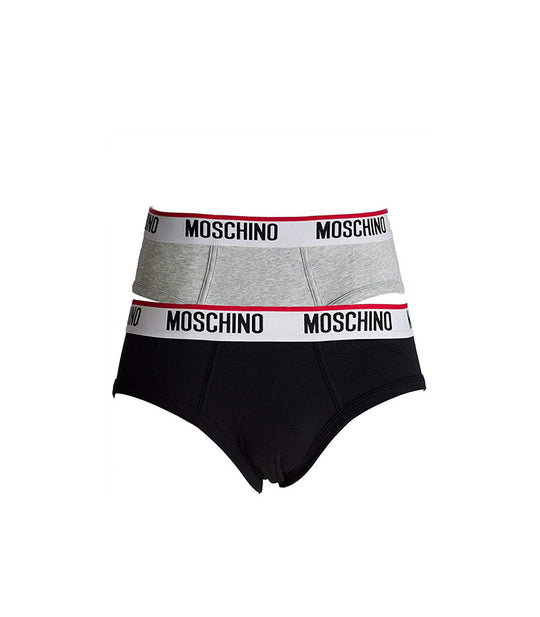 Brief Bipack - Black/Grey Melange