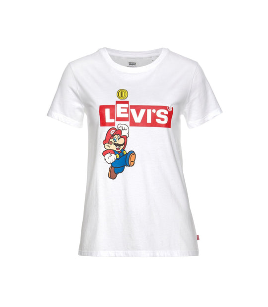 Levis X Super Mario Graphic Perfect Tee - White