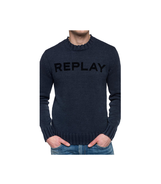 Maglione Replay - Blu