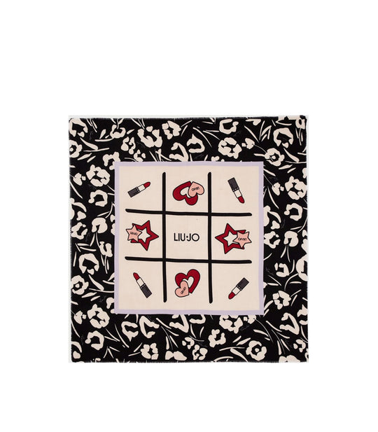 Foulard 120x120 Tris - Nero