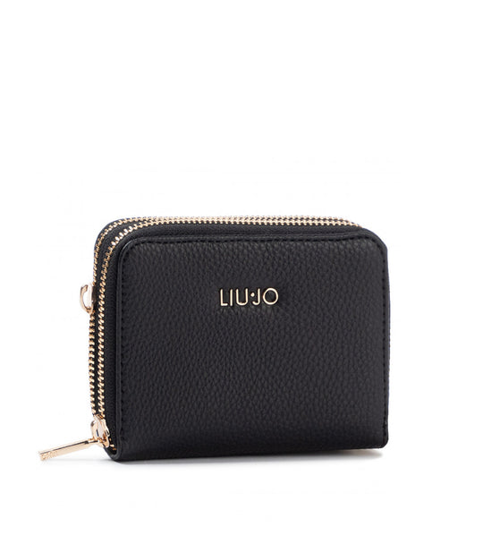 M Double Zip Around - Nero